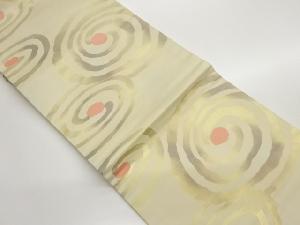 変わり渦模様織出し名古屋帯